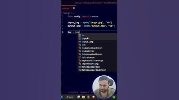 Quick Python Tutorial: Remove Image Backgrounds with Python #shorts #short