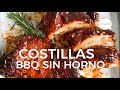 las mejores COSTILLAS BBQ SIN HORNO 🥩 - en estufa |  ÑAM! Recetas