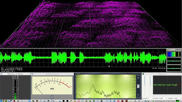 HAM RADIO - brief demo of some HF receive audio analysis DSP PLUGIN apps for LINUX