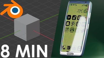 NOKIA 3310 SMARTPHONE CONCEPT / Blender Time Lapse