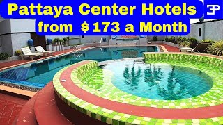Pattaya Thailand, 4 Cheap Hotels next to the Tree Town action