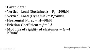 Solved Problem of Design of Bridges Elastomeric Bearing