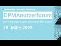 DPMAnutzerforum 2026 Live Tag 2