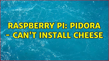 Raspberry Pi: Pidora - can