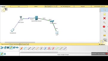 Review cell tower and CO NAT on packet tracert