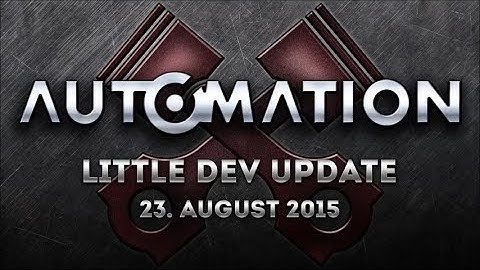 Little Dev Update: 23. August 2015