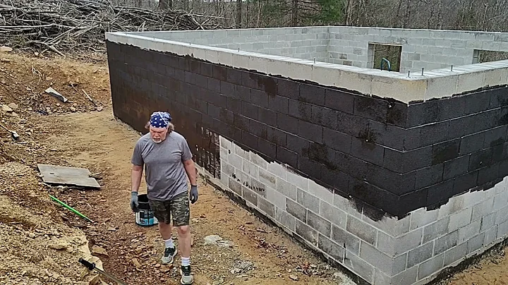 DIY House Build Ep.07: Tarring the foundation