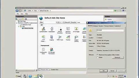 Edit permission to a website in IIS on a Windows 2008 R2 server