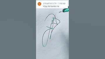 Vijay name signature style#comment your name#v name signature#calligraphy#v name status#music