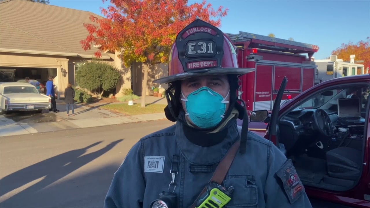 Vehicle catches fire inside home's garage Friday afternoon - YouTube