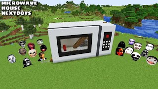 SURVIVAL MICROWAVE HOUSE WITH 100 NEXTBOTS in Minecraft - Gameplay - Coffin Meme