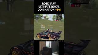 Rosemary ultimate royal domination #pubghighlights #viral #trending #explorepage #1v4 #rosemarypubg