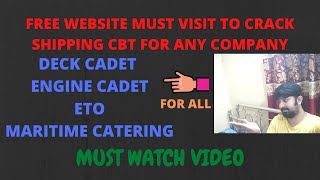 FREE WEBSITE TO CRACK ANY SHIPPING CBT EXAM | FULL DEMONSTRATION