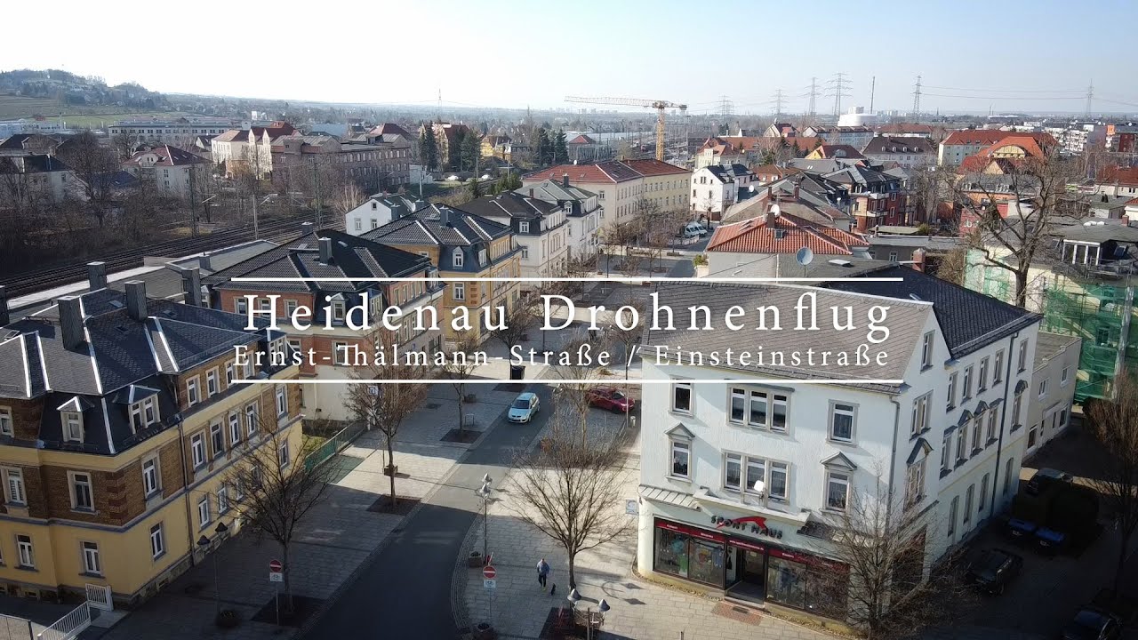 Heidenau Drohnenflug 2020 # Ernst-Thälmann-Straße / Einsteinstraße