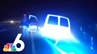 Wild video shows deputy getting clipped by van while responding to crash in Florida