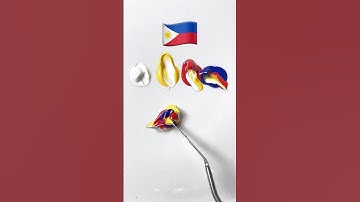 What color do mixed flags make? #colormixing #flagmixing #mixingcolors #satisfying #asmr