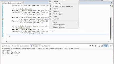 Java Easy   Java Calendar 2