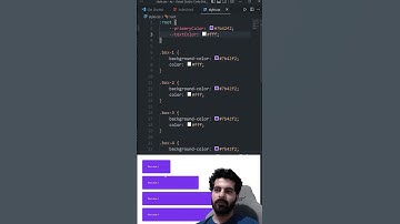 How to create variables in css.