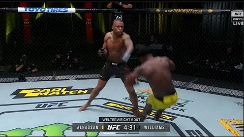 Khaos Williams 1st Round KO at UFC Vegas 14 | MMA ...