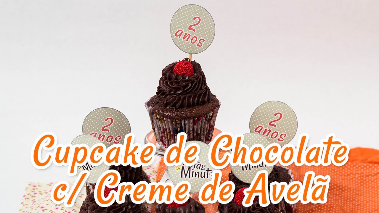 CUPCAKE DE CHOCOLATE - RECEITAS DE MINUTO 75