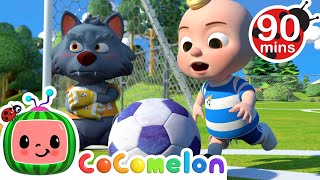 The Soccer (Football) Song | CoComelon | Kids Songs | Nursery Rhymes | Sleep Baby Songs