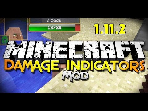 Damage Indicators Mod 1 12 2 1 11 2 For Minecraft Mc Mod Net
