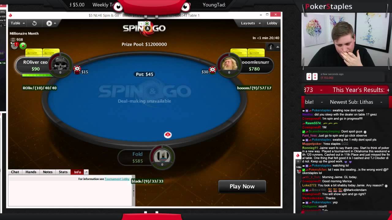 pokerstars spin