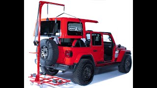 GEN 2 Hoist A Cart Installation Part 2 Lifting/Storage/Removal of your Jeep Wrangler Hardtop