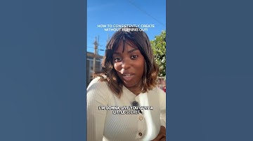 How to Create CONSISTENTLY Without Burning Out