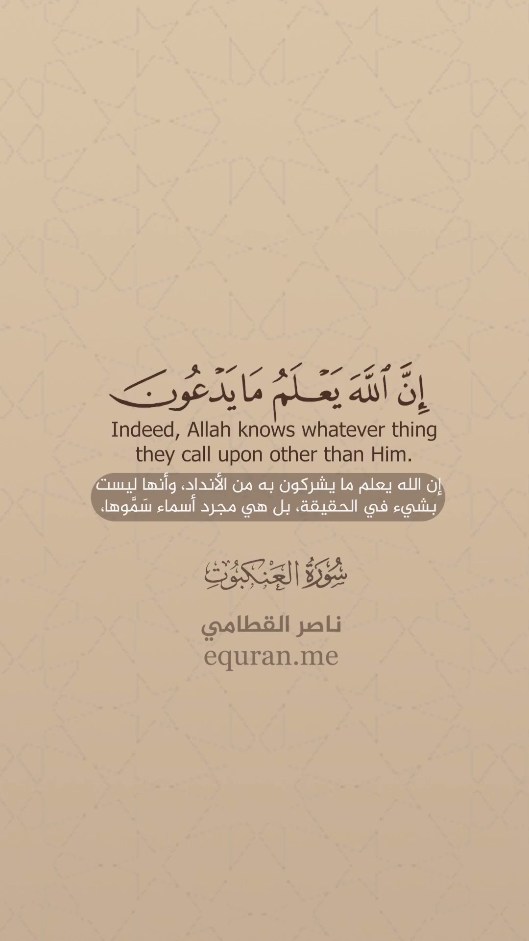 سورة العنكبوت [ 41 : 43 ] الشيخ ناصر القطامي