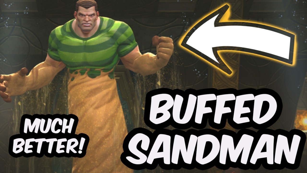 Buffed Sandman GOT A BIG UPGRADE!! - Rank 4 Gameplay - Marvel Contest of Champions
