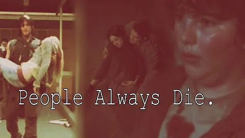 ▶people always die.