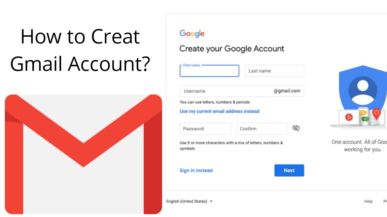 How To Make Gmail Account In Easy Way YouTube