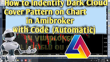 How to identify Dark Cloud Cover Pattern on Chart by using shapes in Amibroker with AFL code?/Hindi
