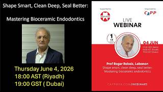 Information Invitation to the webinar with Prof Roger Rebeiz, organised by CAPP. News