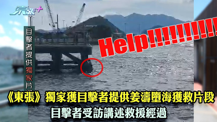 東張西望｜獨家片段｜目擊者提供姜濤墮海獲救全紀錄 曾求救喊「Help」目擊者講驚險經過｜姜濤｜獨家片段｜墮海｜黃泳嘉