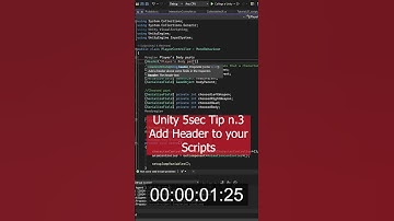 UnityTips 5sec n.3 Tutorials for #Beginners and #Advanced: Headers #unitytips #unitytutorial