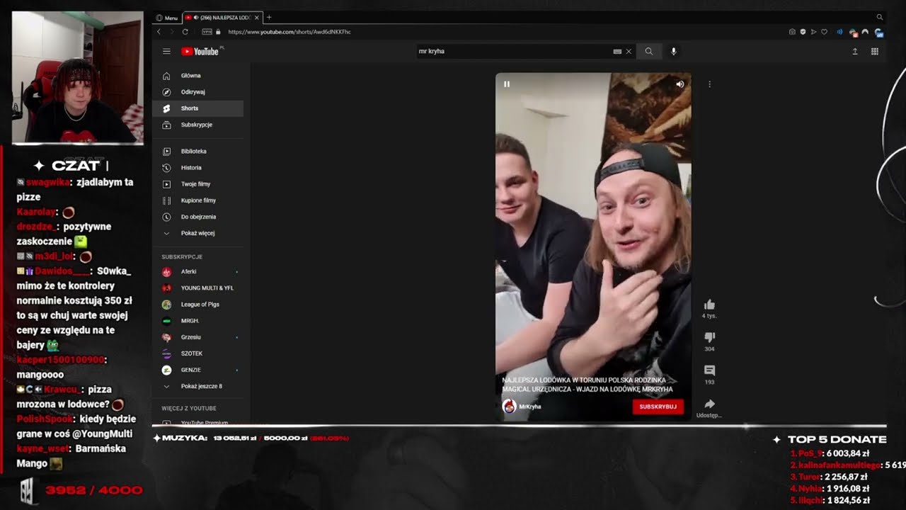 multi ogląda MrKryha przez 10 minut (kryha u magicala) - YouTube