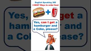 3 Best Ways To Order Food In English #Shorts