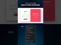 ✨ Animated Login Page using HTML &amp; CSS