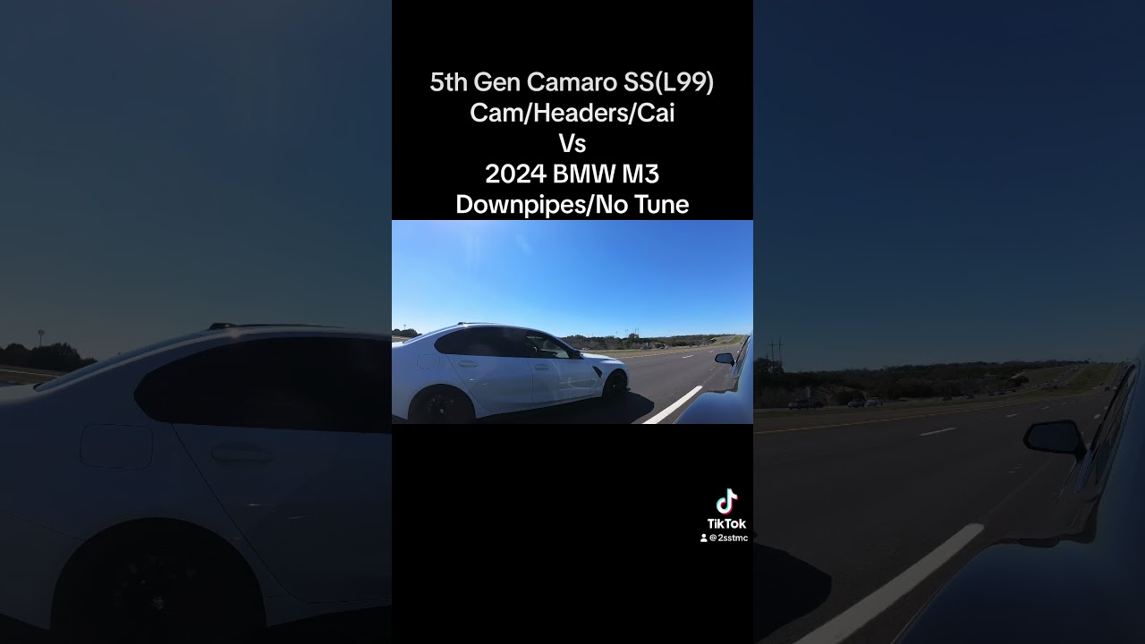 5th Gen Camaro SS(L99) Vs 2024 BMW M3 