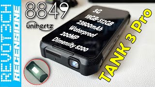 8849 Unihertz TANK 3 Pro: il Rugged Phone MOSTRUOSO con PROIETTORE e Batteria da 23800mAh