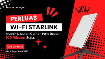 Cara Memperluas Wifi StarLink Pake Router Termurah TP-Link Wr840N