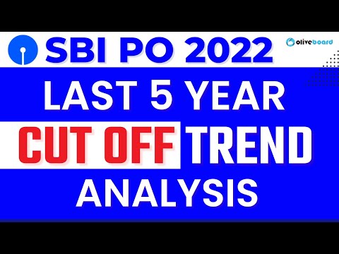 SBI PO Last 5 Year CUT OFF Trend Analysis | SBI PO Previous Year CUT OFF | By Vivek Sir