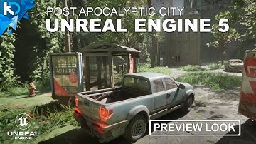 Post Apocalyptic City - (Work in Progress) Unreal Engine 5 - 27/3/2023