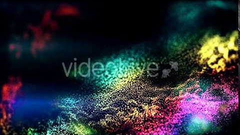 Abstract Form Particles, Defocused Bokeh Seamless Loop