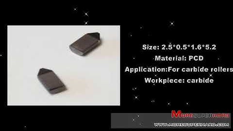 Full face PCD notching tools for carbide rollers