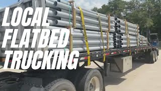 An ENTIRE Day as a *LOCAL* FLATBED DRIVER! — HOUSTON TRUCKING by The Trucker Gene 2,833 views 1 year ago 11 minutes, 12 seconds