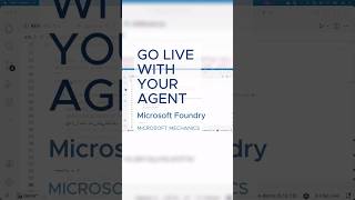 Move agents from prototype to a live environment. #AIAgents #AzureAI #MicrosoftFoundry #GenerativeAI