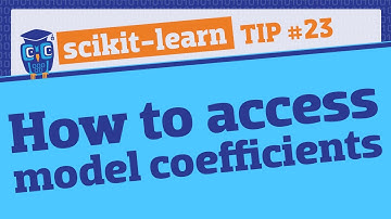 Display the intercept and coefficients for a linear model